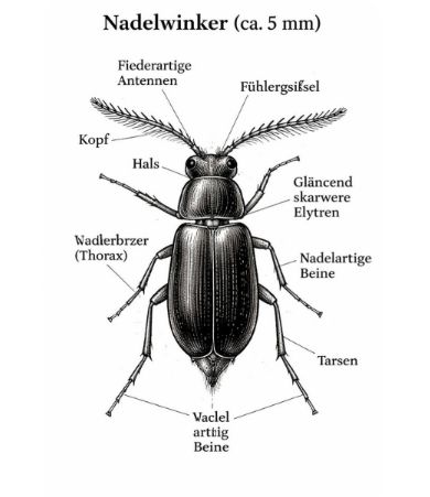 Der Nadelwinker (Punginodus salutaris)